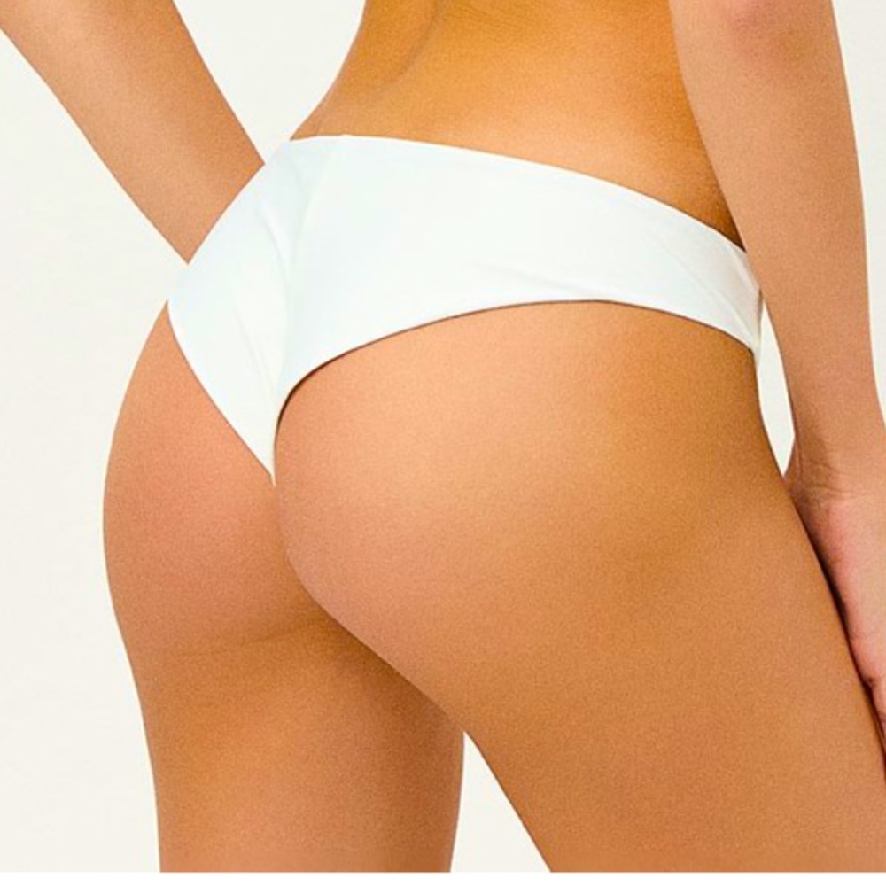 Frankie’s Bikinis Ribbed Cheeky Dawson Bottom